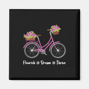 Íman Sonho Feliz Bicicleta Floral de Bicicleta Flórida 