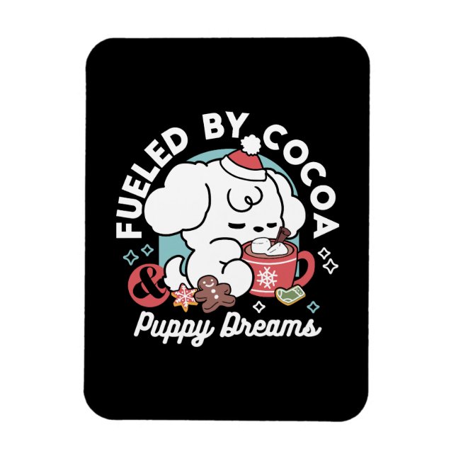 Íman Sonhos De Bolachas Cozy - Chocolate Quente e Natal (Vertical)