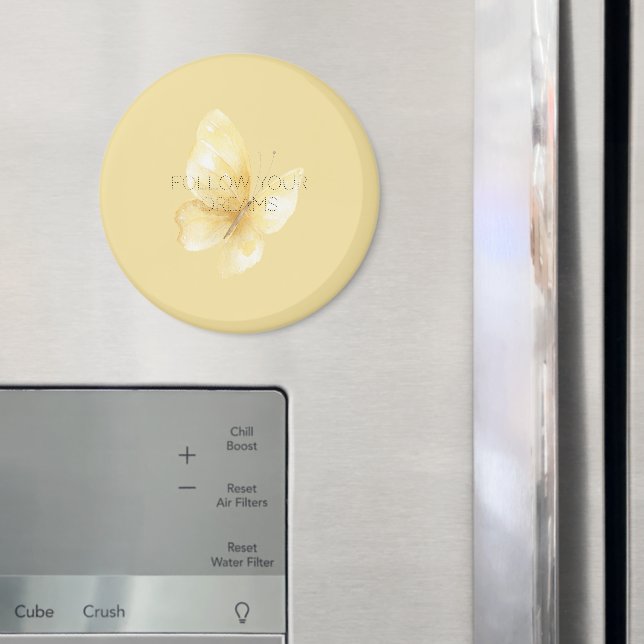 Íman Sonhos de Borboleta Amarela (In Situ (Fridge))