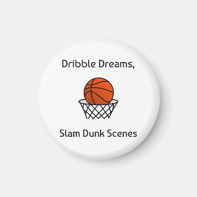 Íman Sonhos de Drible, Cenas de Enterro de Basquetebol (Frente)