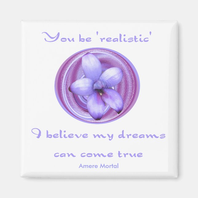 Íman Sonhos Podem Ser Realizados (Frente)