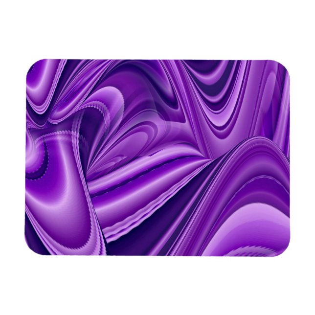 Íman Sonhos Roxos, Abstrato Fantasy Arte Arco-Íris (Horizontal)