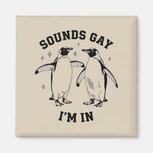 Íman Sons De Pinguim Gay Soam Gays Estou No Vintage Que