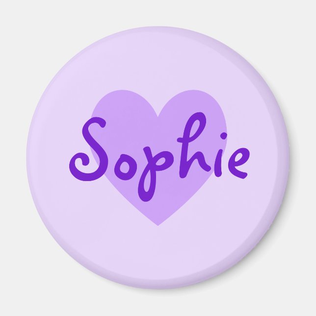 Íman Sophie em Roxo (Frente)