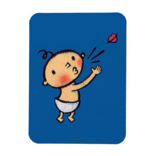 Íman Sopro de Leslie Patricelli um bebê do beijo