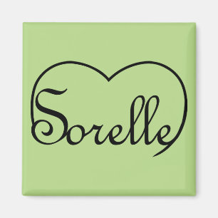 Íman Sorelle Italian Sisters heart