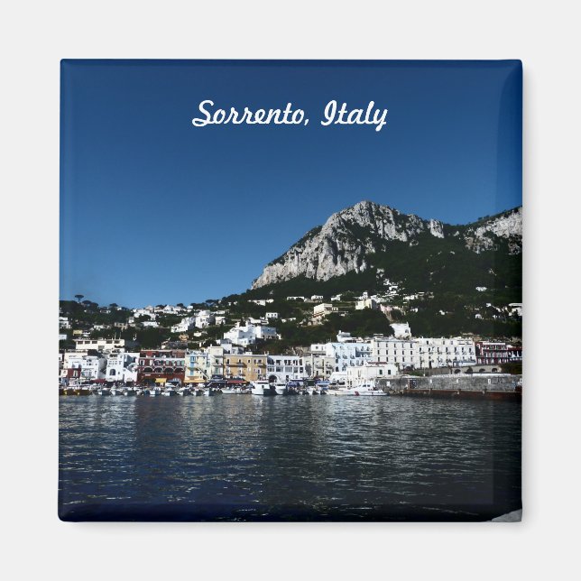 Íman Sorrento, Itália Magnet (Frente)