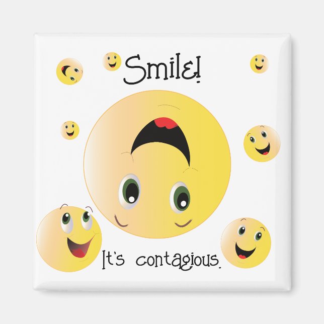 Íman Sorria. É Contagioso (Frente)