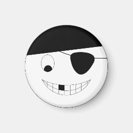 Íman Sorria face pirata Jolly Roger Magnet