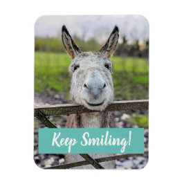 Íman Sorrindo o ímã "Continue sorrindo" de Donkey