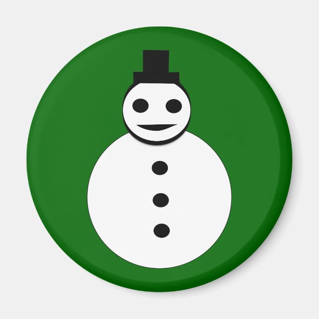 Íman Sorrindo o Natal do Magneteiro (Frente)
