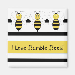 Íman Sorrir Bumble o ímã customizável da abelha