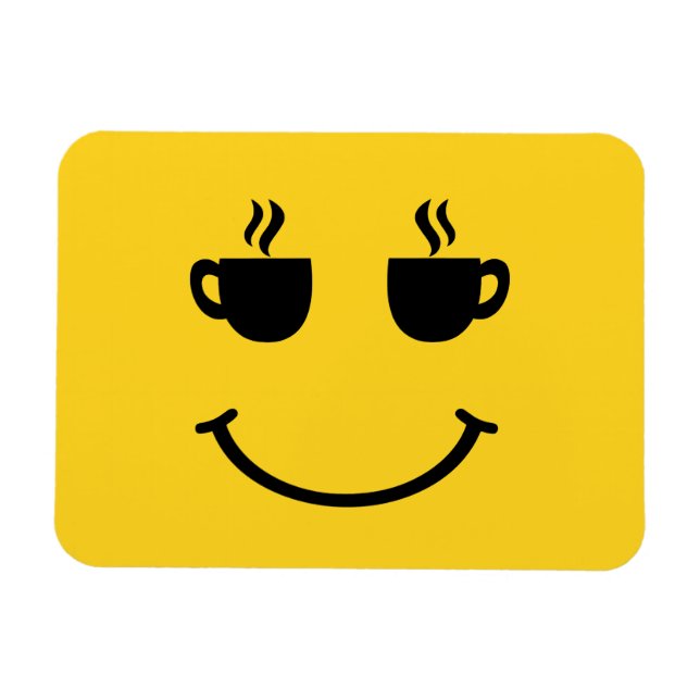 Íman Sorriso da Taça do Café (Horizontal)