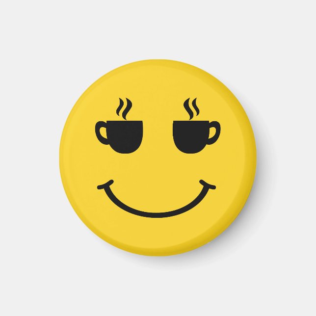 Íman Sorriso da Taça do Café (Frente)