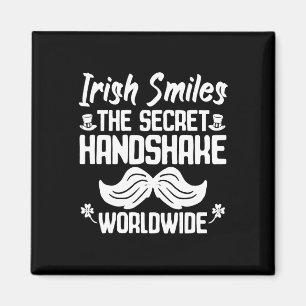 Íman Sorriso Irlandês Aperto de Mão Secreto Mundial St