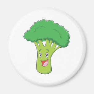 Íman Sorriso vegetal dos brócolos felizes