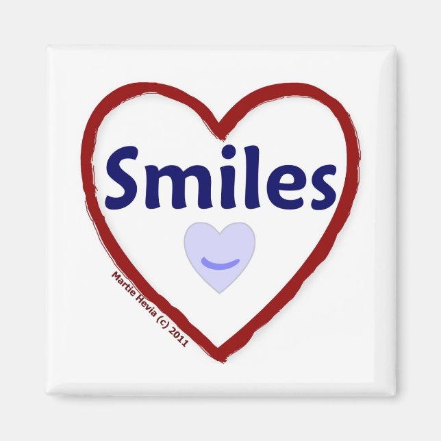 Íman Sorrisos de amor (Frente)
