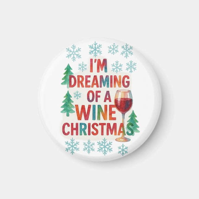 Íman Sorrisos de Natal em Tinta Álcool (Frente)