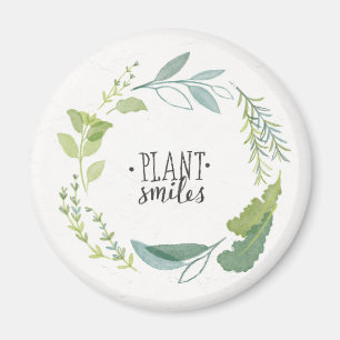 Íman Sorrisos finos da planta das ervas II