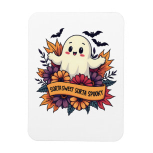 Íman Sorta Sweet Sorta Spooky Halloween Ghost Fall Love