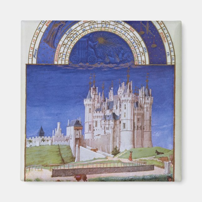 Íman Sorte de setembro: colheita de uvas (Frente)