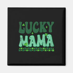 Íman Sorte Família Mama Correspondência Retro Groovy St