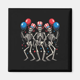 Íman Sorvete de Bandeira Americana Vermelho Branco Azul