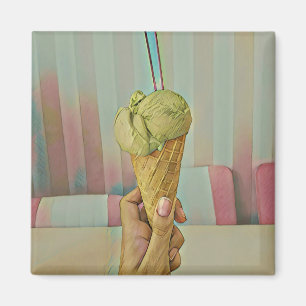 Íman Sorvete de chocolate