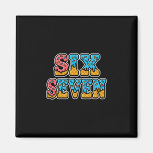 Íman Sorvete Six Seven Drip 67 Geração Alpha Engraçado