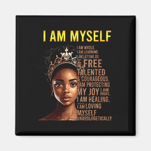 Íman Sou a Menina Negra Mágica História Negra Mês Depoi