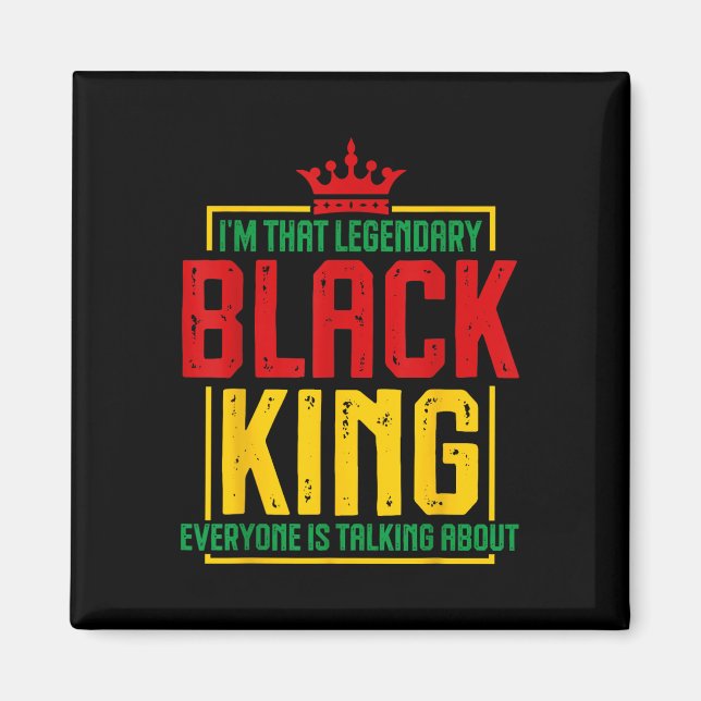 Íman Sou Aquele Legendário Rei Negro Rei Africano Ameri (Frente)