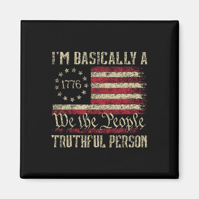 Íman Sou basicamente uma pessoa verdadeira, bandeira do (Frente)