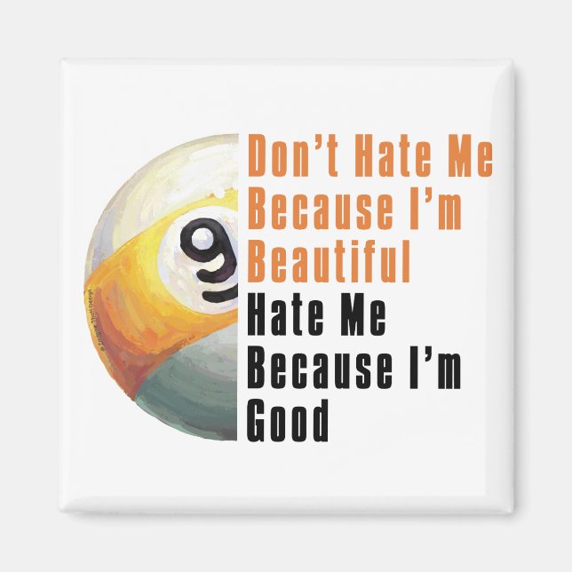 Íman Sou Bonita, Sou Boa 9 Ball (Frente)