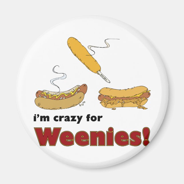 Íman Sou louco por Weenies! Corn Chili Hot Dog (Frente)