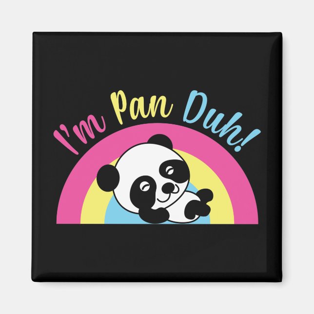 Íman Sou o Pan Duh Engraçado, Panda Pansexual (Frente)