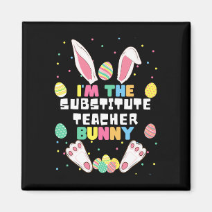 Íman Sou o professor substituto Bunny Engraçado Coelho