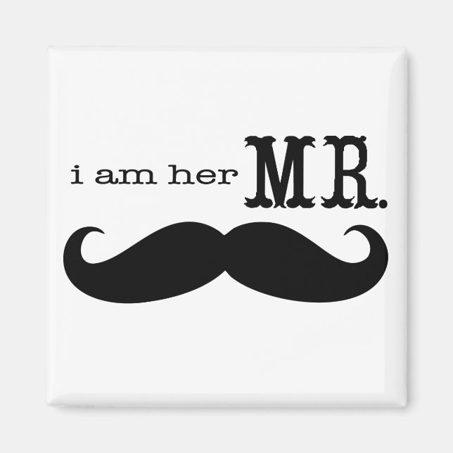 Íman Sou o seu "Mr Mustache Groom" (Frente)