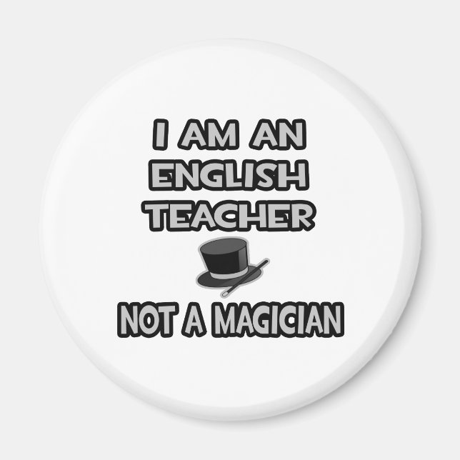 Íman Sou Professora De Inglês... Não É Um Mágico (Frente)