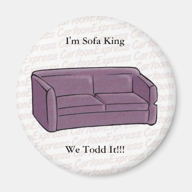 Íman Sou Sofa King, Todd! (Frente)