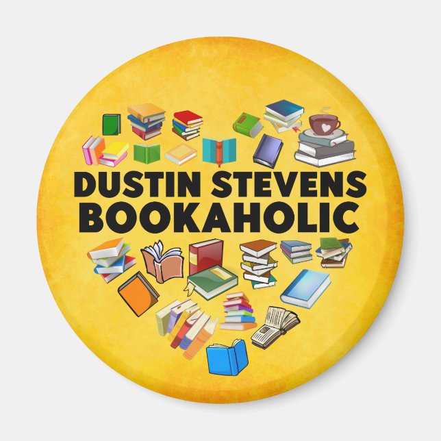 Íman Sou Um Ímã Bookaholic Do Dustin Stevens (Frente)