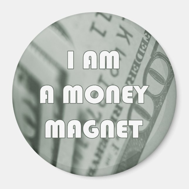 Íman Sou um Magnet Money Magnet (Frente)