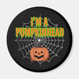 Íman Sou um Pumpkinhead com teia