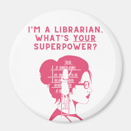 Íman Sou uma Bibliotecária - Ímã