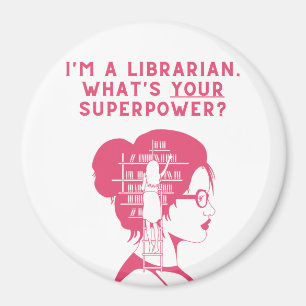 Íman Sou uma Bibliotecária - Ímã