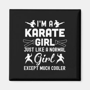 Íman Sou uma Design de Karate Girls para Mulheres Karat