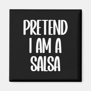 Íman Sou uma fantasia de Salsa Halloween