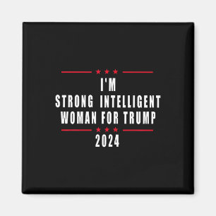Íman Sou uma mulher inteligente forte para Trump 2024