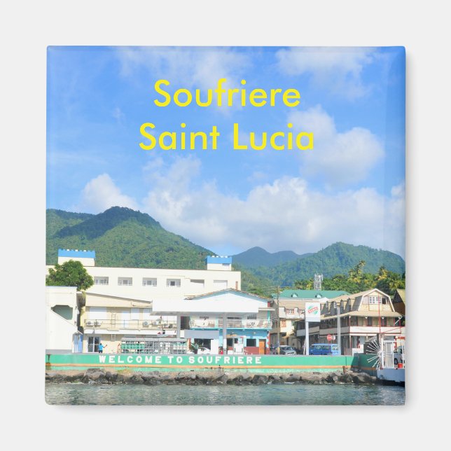 Íman Soufriere Santo Lucia (Frente)