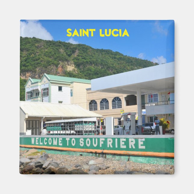 Íman Soufriere Santo Lucia (Frente)