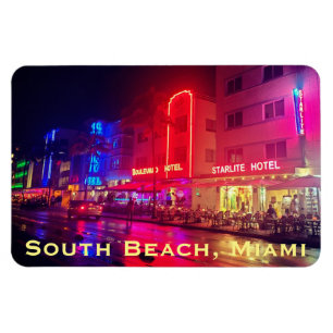 Íman South Beach, Miami, Florida Art Deco Magnet